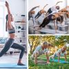 Thick Travel Yoga Mat with Carrying Strap
